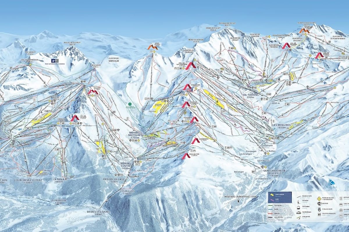 Les Menuires, Franse Alpen